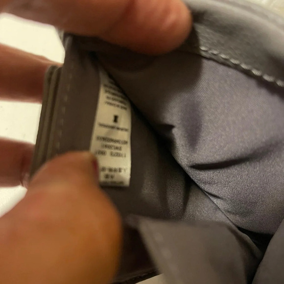 Fossil beautiful medium size double fold zipper closure wallet gray leather - Picture 15 of 16